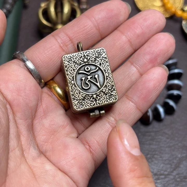 玻璃颈饰藏家喜马拉雅吊坠项链