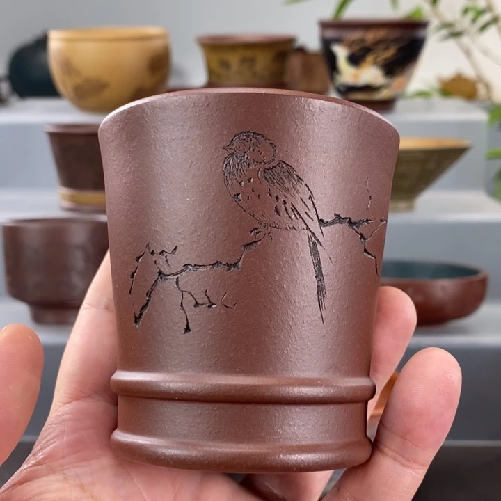 宜兴紫砂手工主人杯