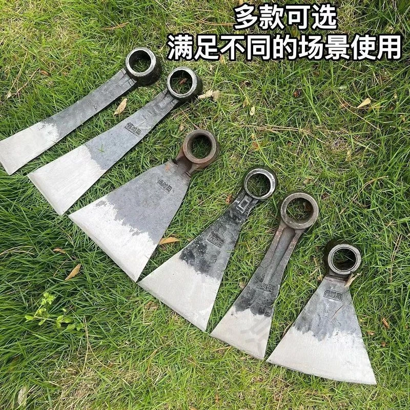 连杆锄头短柄锄头短款锄头大全锻打农具刨树根挖笋种菜松土锄草神