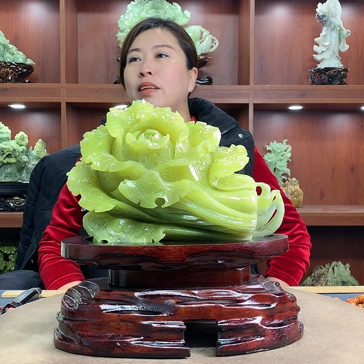 【闪购商品】蛇纹石玉（覆膜）珠宝奇石未镶嵌姜