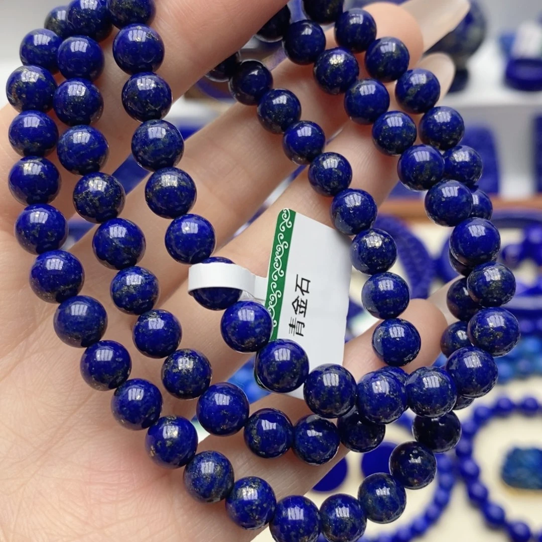 绿***子青金石未镶嵌颈饰