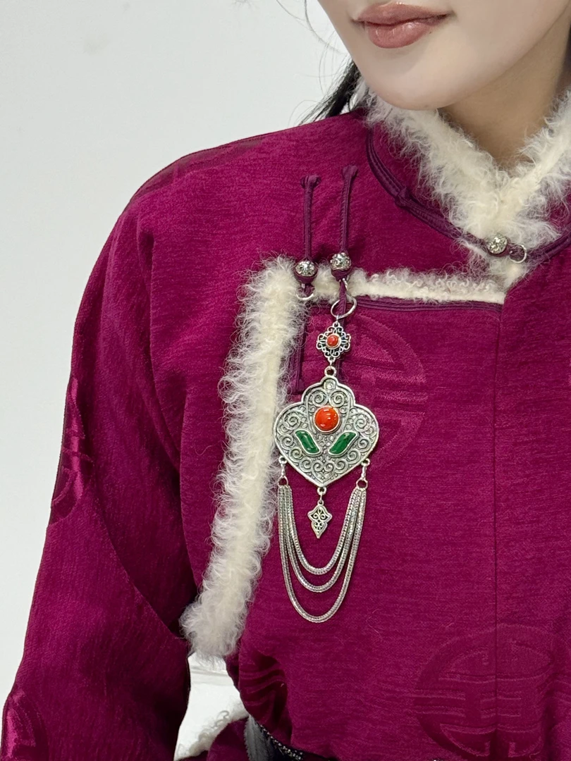 【蒙古元素】复古红绿挂件