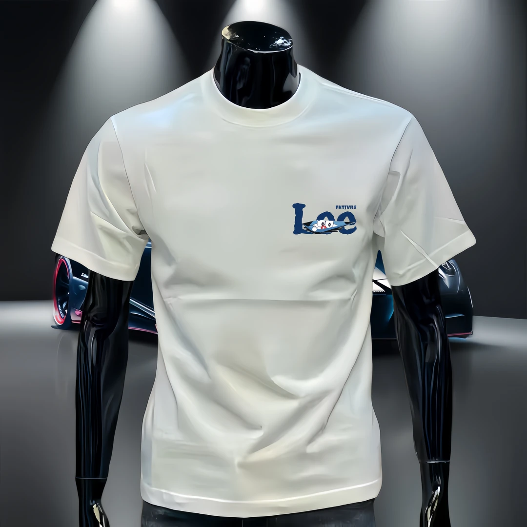 美式痞帅重磅纯棉短袖T恤青年男女款夏季ins潮牌街头修身百搭上衣