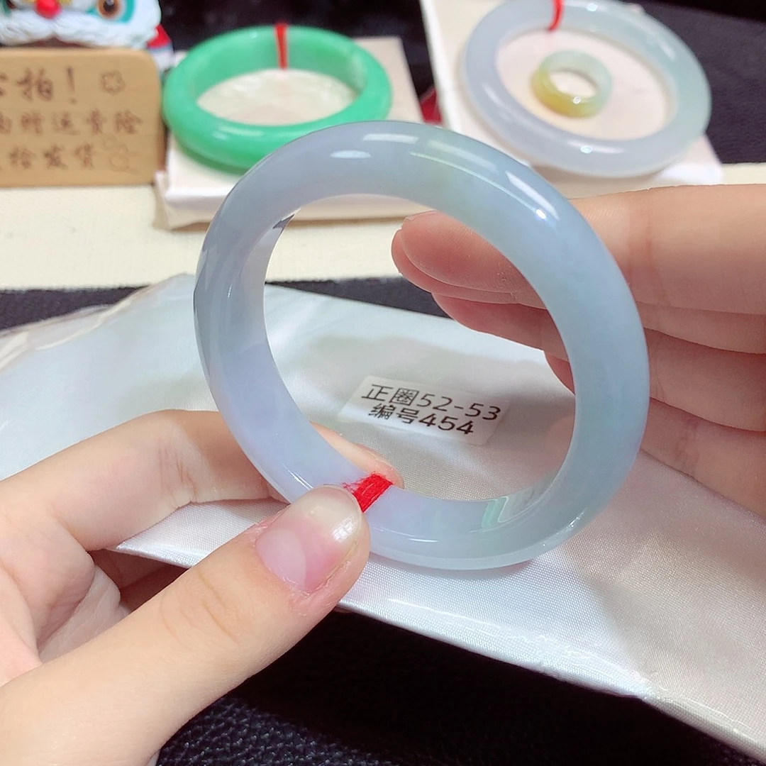翡翠未镶嵌手镯454