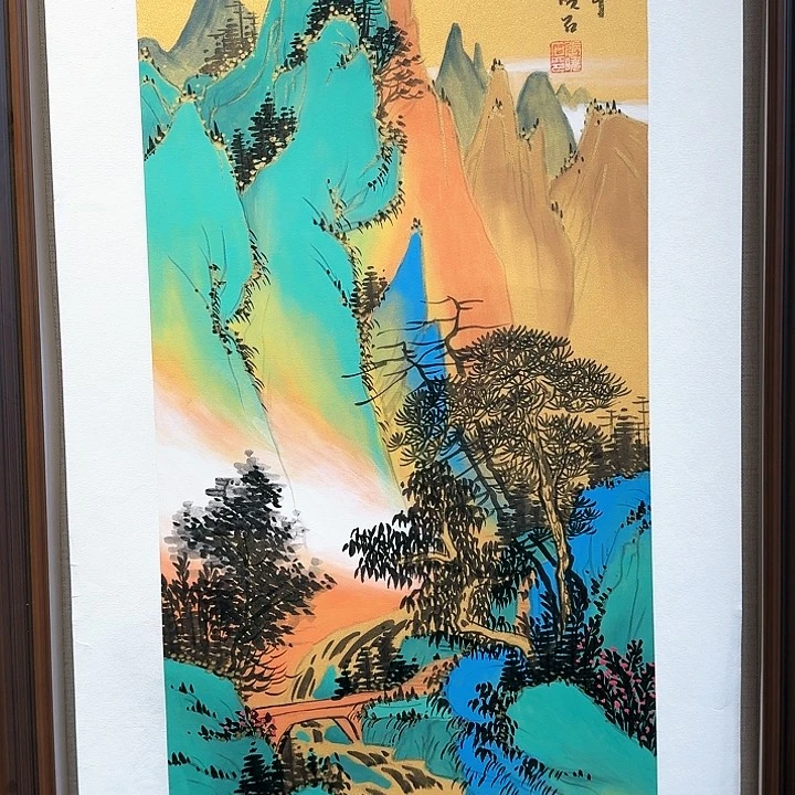 国画书法作品多次参加