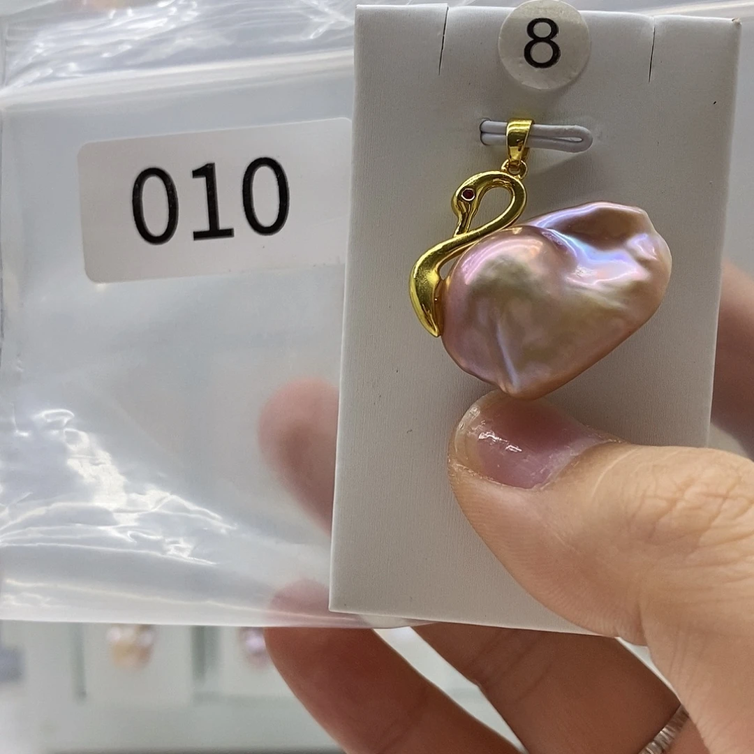 颈饰合金淡水珍珠