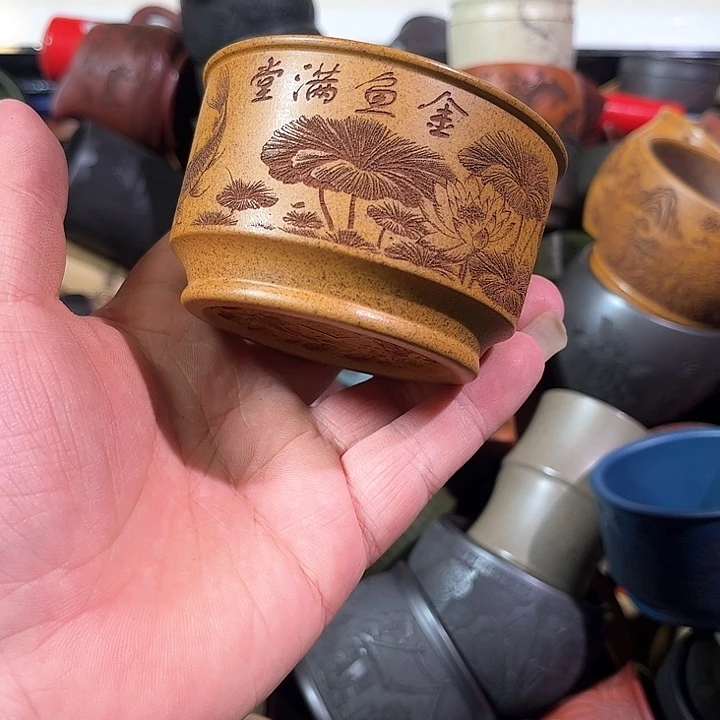 茶杯紫砂全手工紫砂主人杯