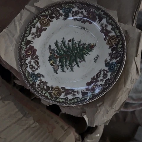 瓷片国营厂库存微瑕16厘米