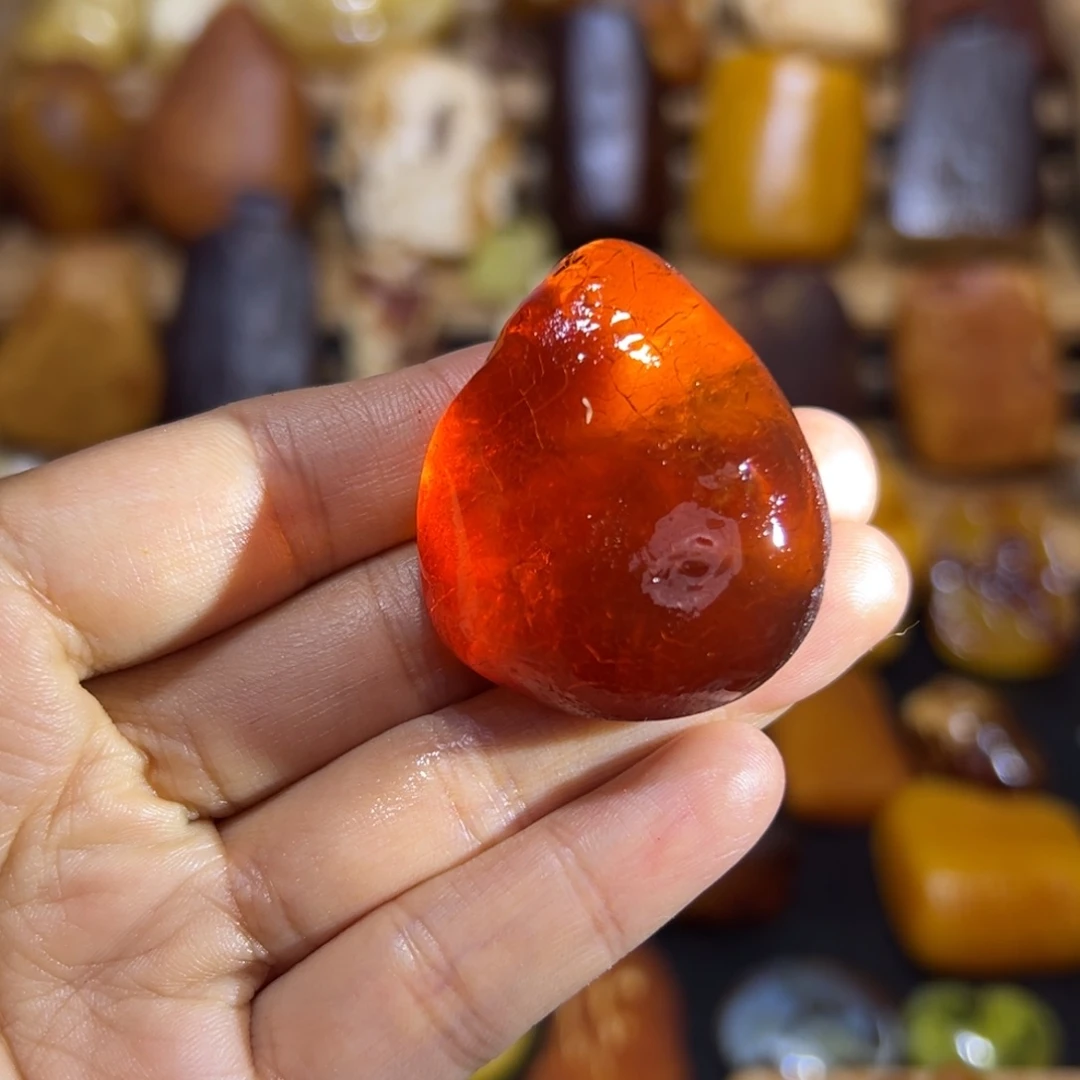 定制琥珀足银镶嵌琥珀蜜蜡