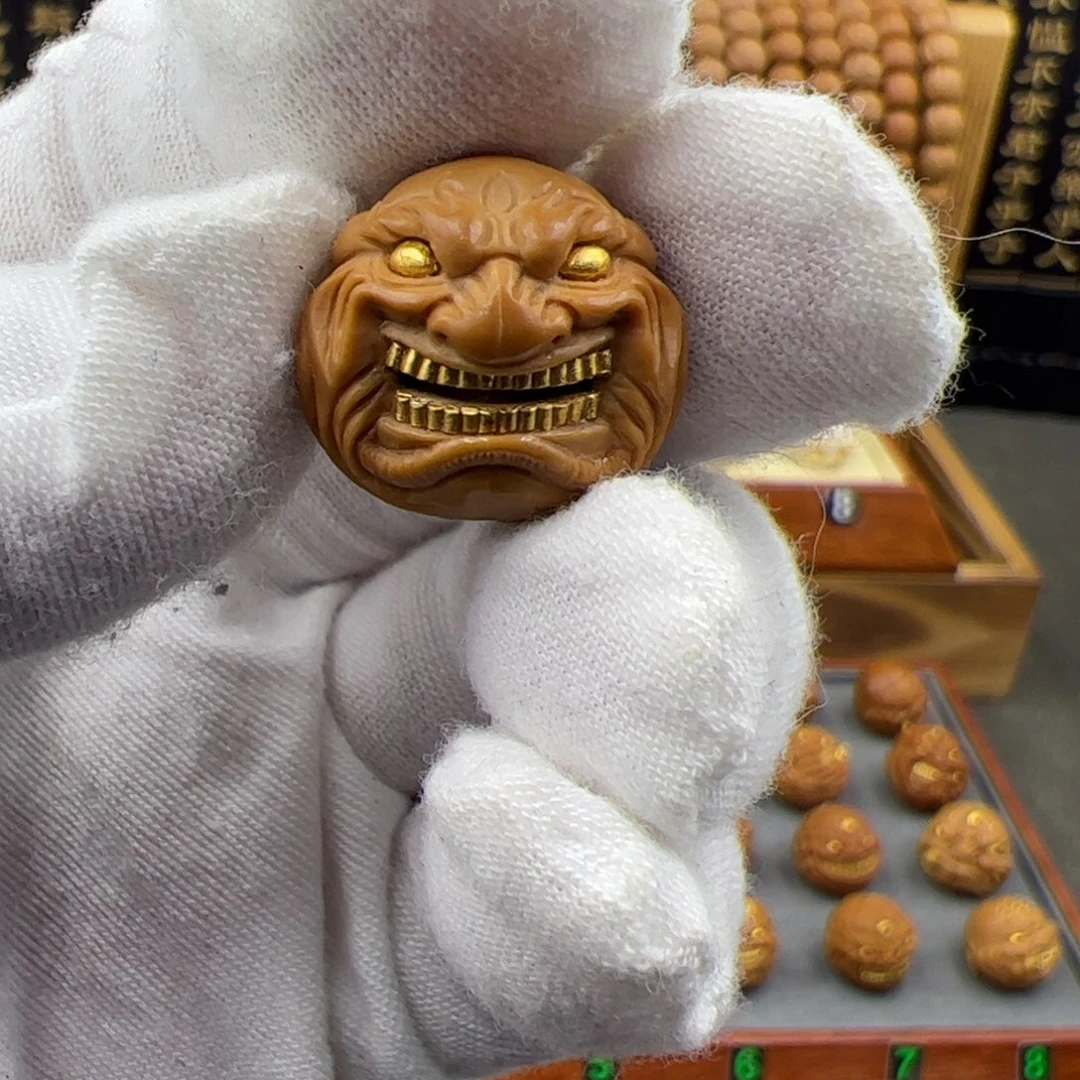 猴头核桃吊坠恶僧