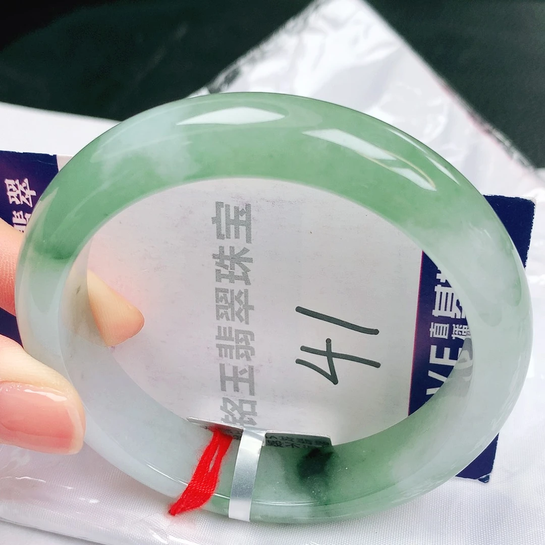 翡翠未镶嵌手镯缅甸天然a货翡翠手镯