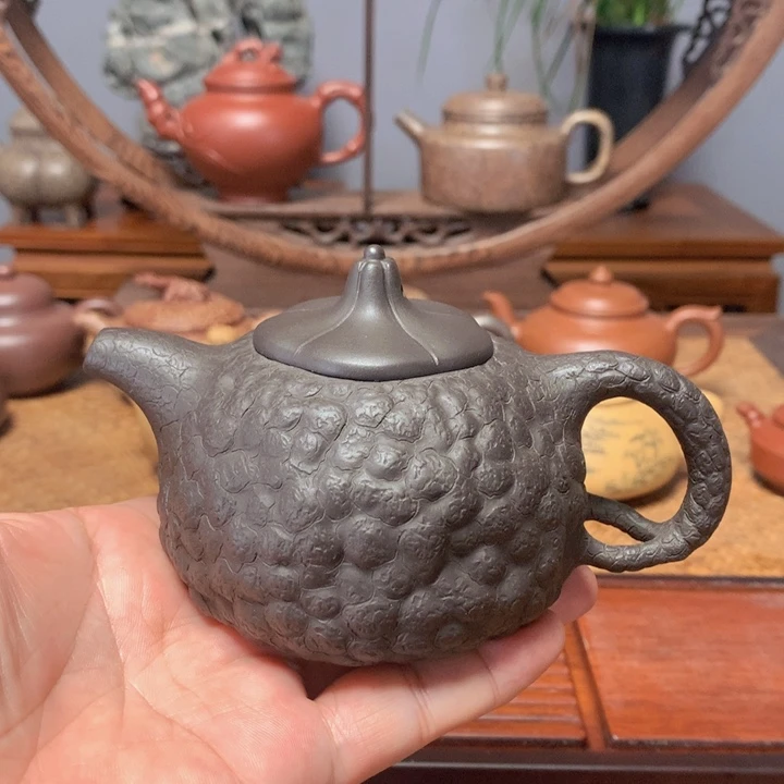 茶壶紫砂供春黑料