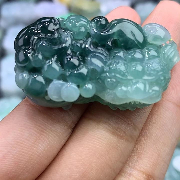 翡翠未镶嵌颈饰天然缅甸翡翠