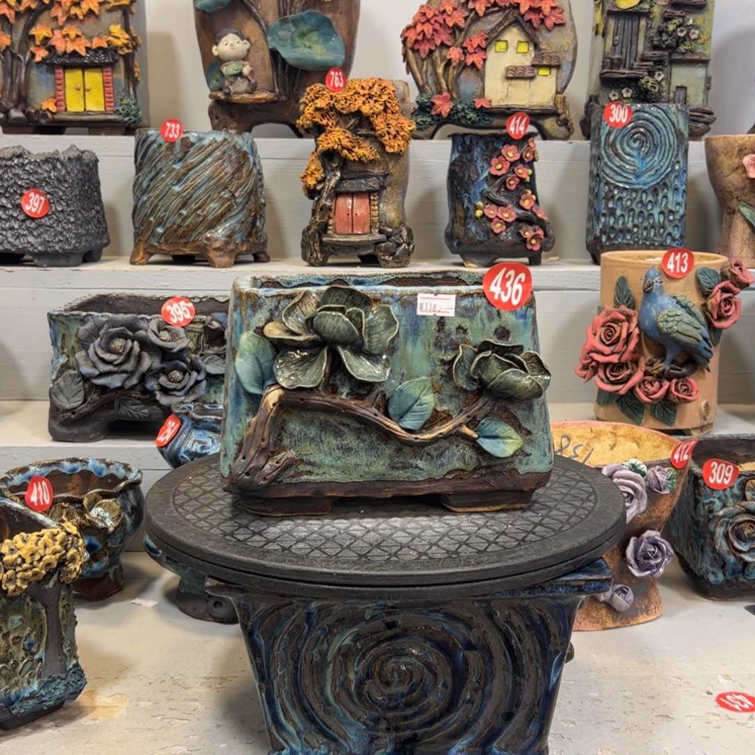 436 号陶然花器手工花盆