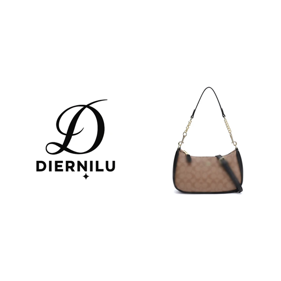 【晚晚真皮高定】小众潮流时尚百搭腋下斜跨包XB-6222黑拼棕