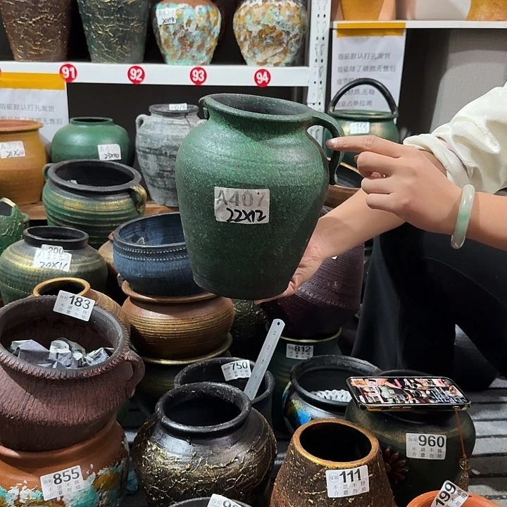 绿色单耳407高度22口径13