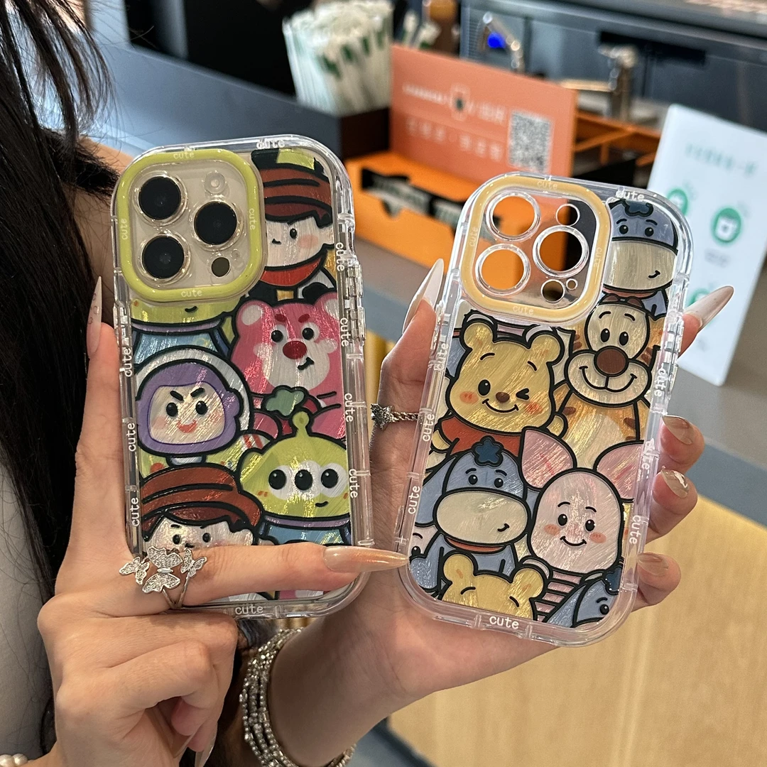 欧克里里玩具总动员适用苹果16泡芙羽纱手机壳vivo华为小米15oppo