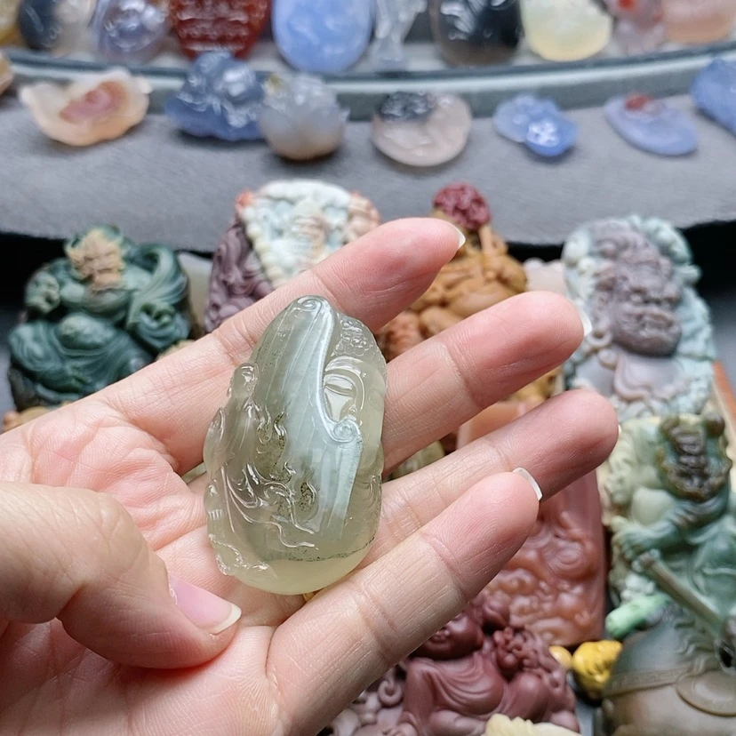 【闪购商品】未镶嵌吊坠定制玛瑙