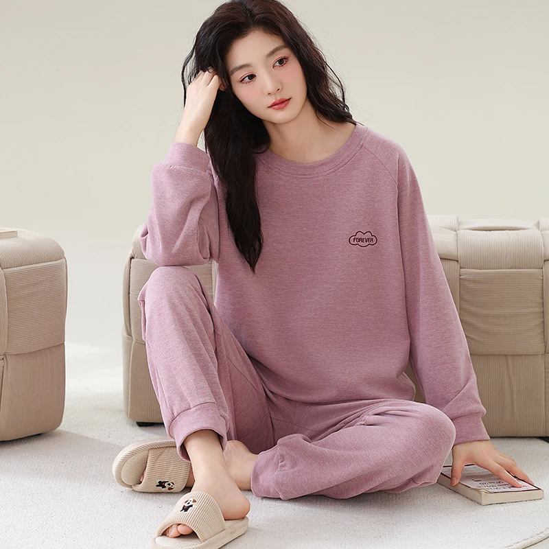 胖mm200斤加大码德绒长袖睡衣女秋冬保暖可外穿家居服两件套装