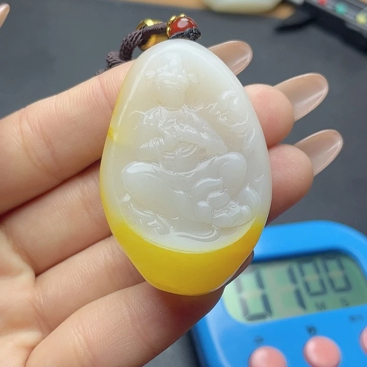 和田玉挂件未镶嵌T