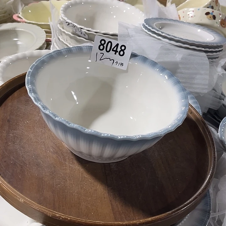 瓷微瑕外贸餐具12.8