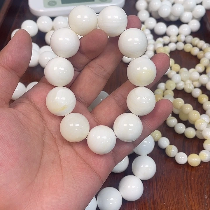 白玉菩提吊坠20白珠子