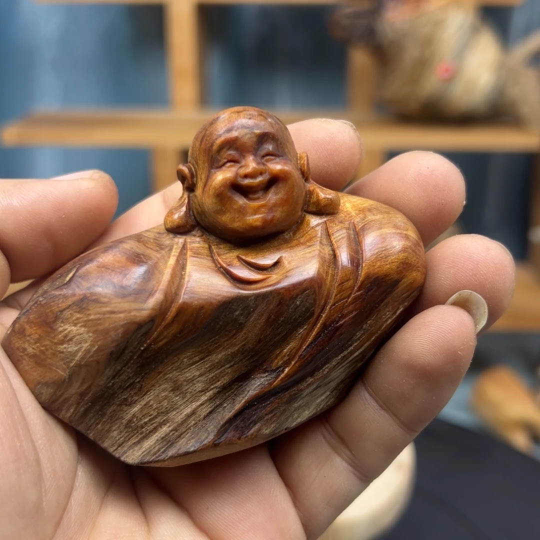 木亨**饰崖柏木摆件手把件