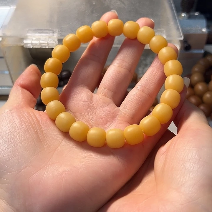 *****白玉菩提手串黄色