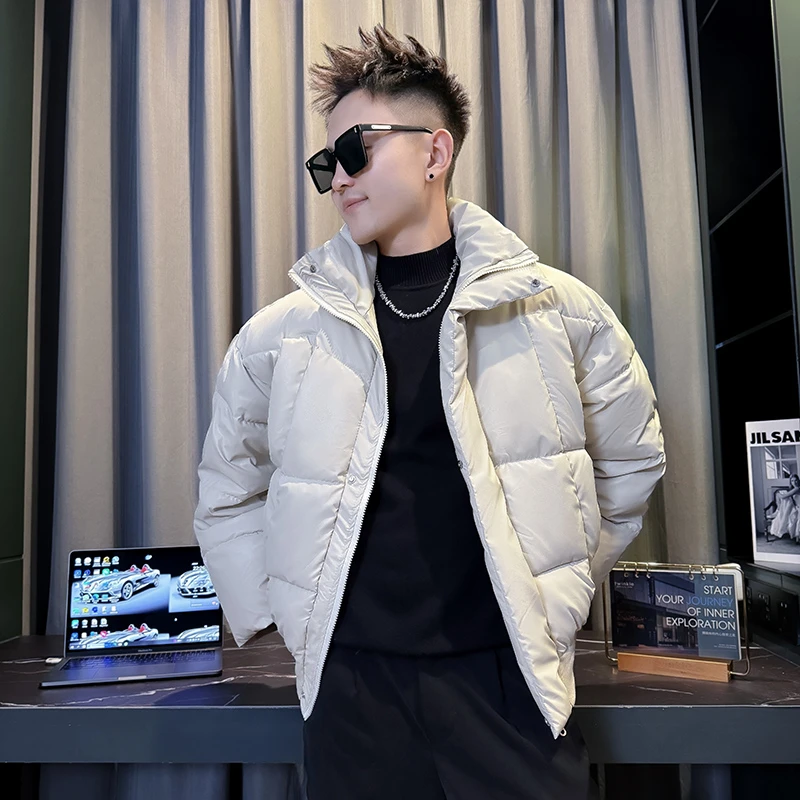 棉服外套男款冬季2025新款高级感潮牌加厚保暖棉袄子男装防风棉衣