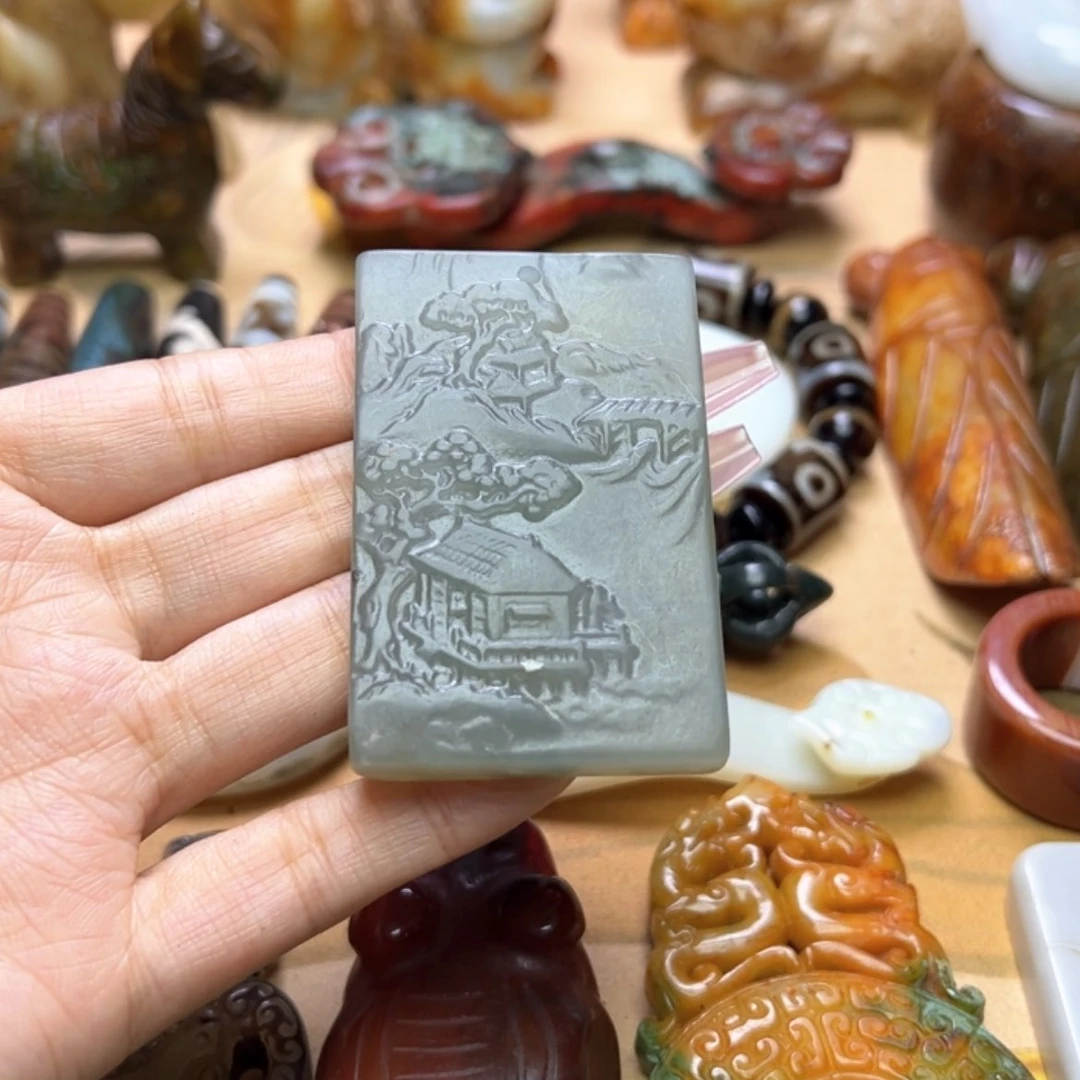 【闪购商品】蛇纹石玉颈饰未镶嵌