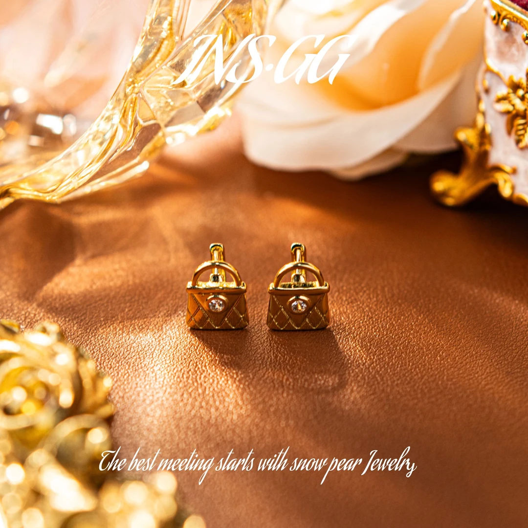 钛钢耳饰 【INS · GG】钢 ♠ 轻奢设计 LE1435  耳饰·耳钉