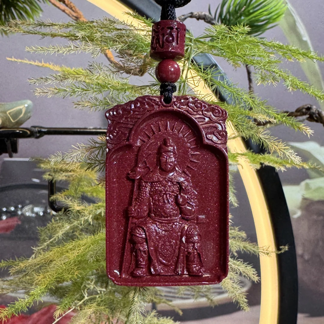 含辰砂工艺品紫金砂文哲将军24