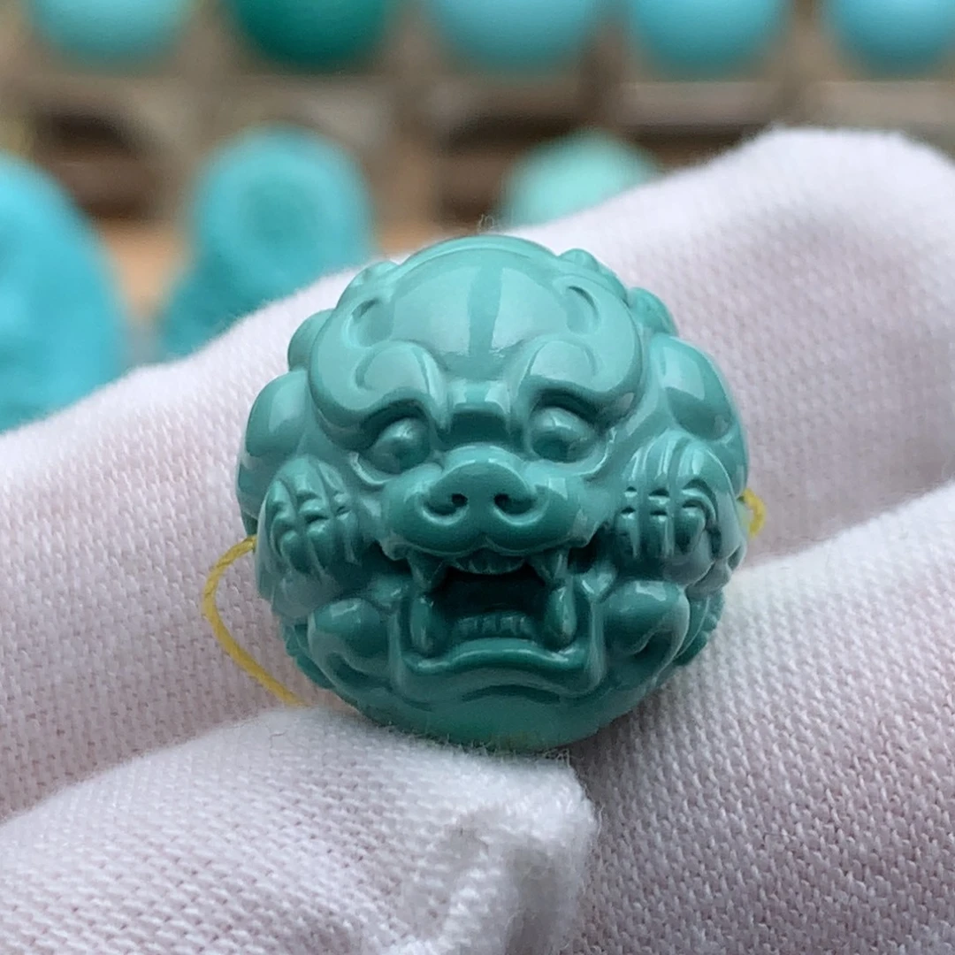 绿松石未镶嵌珠宝奇石18mm