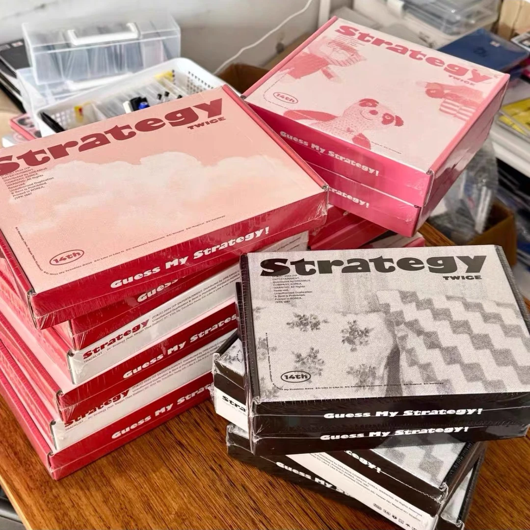 现货 兔专辑 TWICE 迷你14辑 STRATEGY 官方周边正版小卡