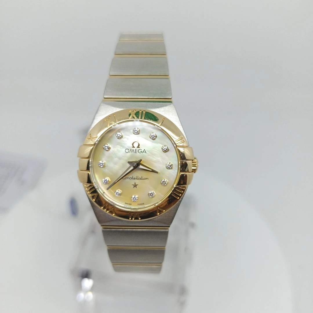 95新 Omega/欧米茄 石英腕表 18K 25mm/公价92999/jm2986