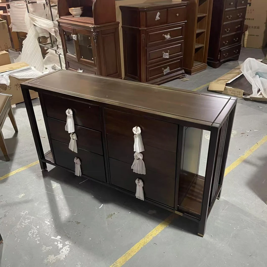 H-STZ-05 实木六斗柜 1400*400*770【样品微瑕处理】