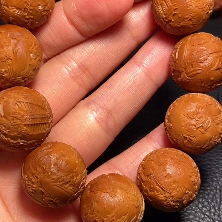 杜***二橄榄核手串/手链风景手串