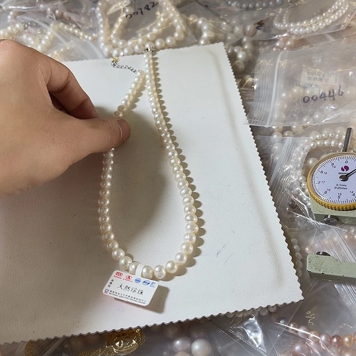 未镶嵌颈饰淡水珍珠0236