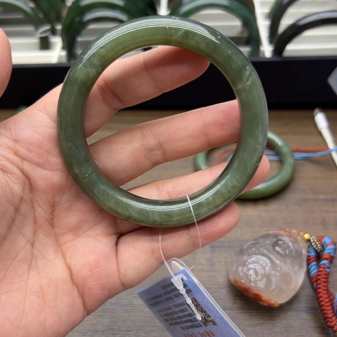 未镶嵌手镯和田玉57.7圈围640