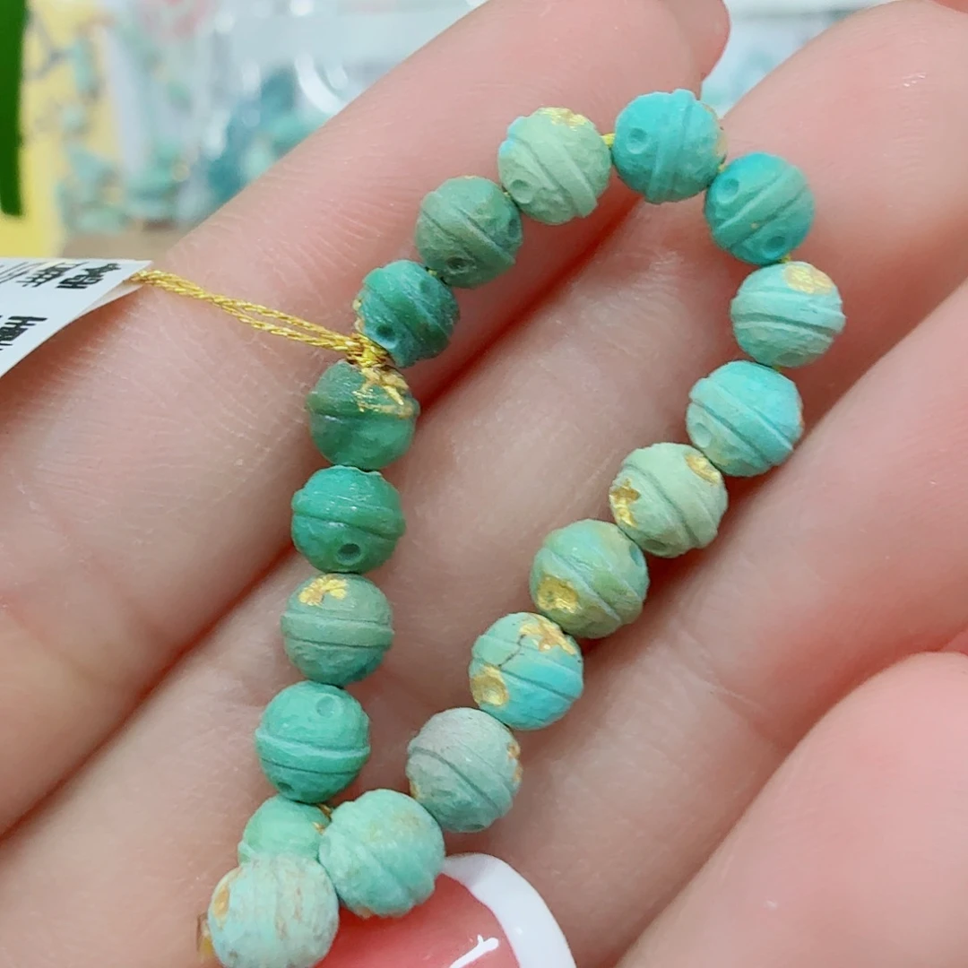 未镶嵌绿松石珠宝奇石