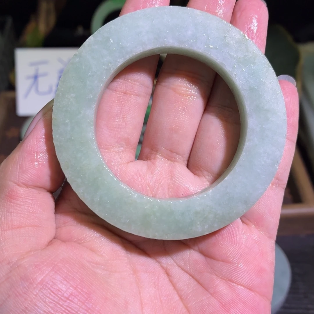 定制翡翠未镶嵌缅甸翡翠A货手镯毛胚定制