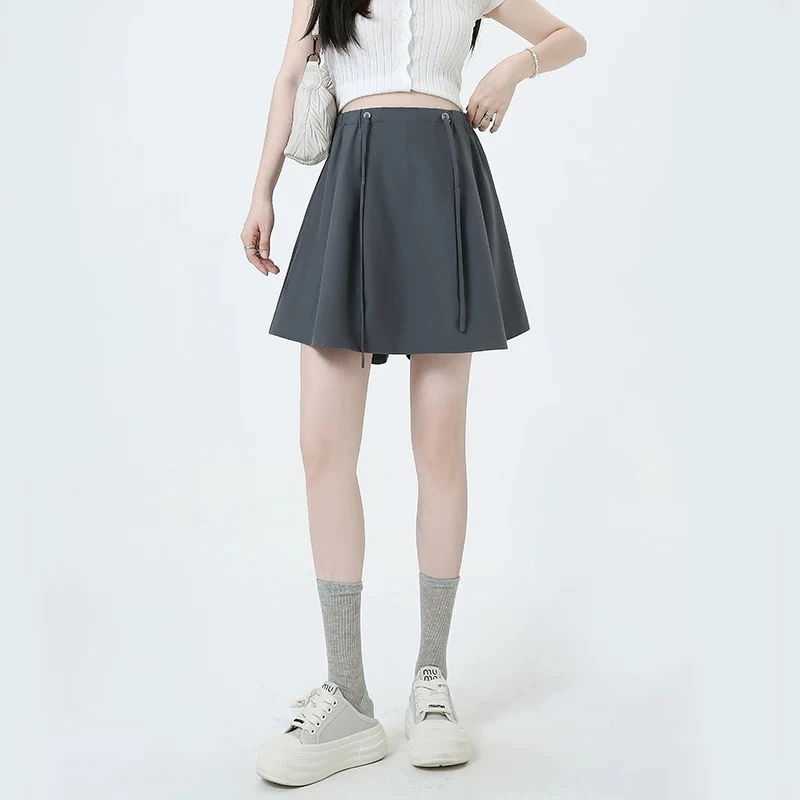 孕妇半身裙夏薄款2025新款a字短裙西装半裙小个子孕期休闲裙裤裙