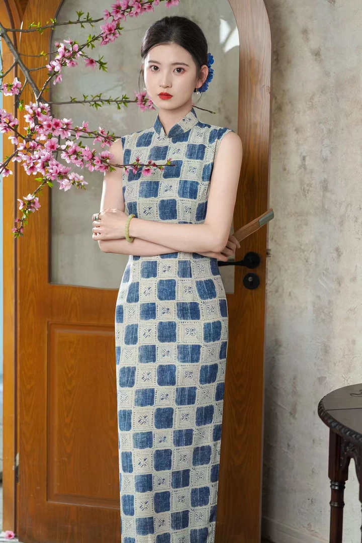 蔡夫人【空山】25款春夏新品民族风时装旗袍裙S-3XL