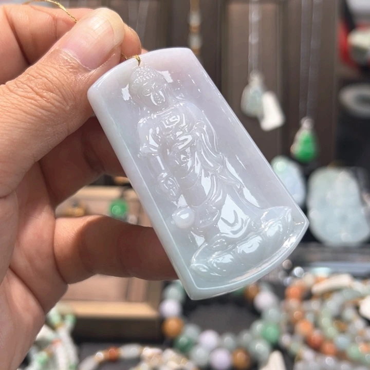 颈饰未镶嵌翡翠缅甸翡翠吊坠