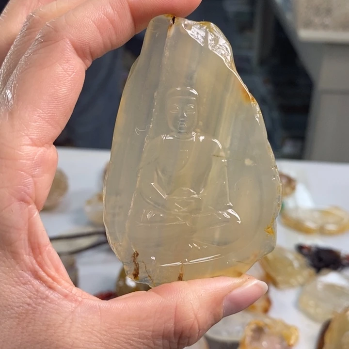 玛瑙/玉髓吊坠(不含链)未镶嵌