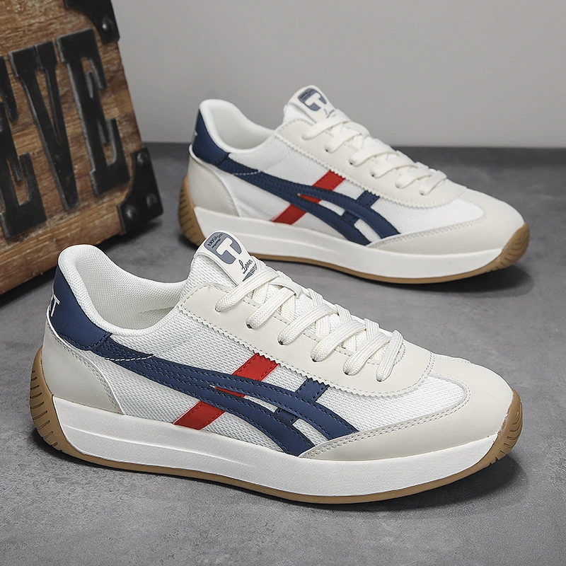 阿甘鞋男款透气网面男鞋2025新款男式休闲鞋子板鞋潮鞋YC5011