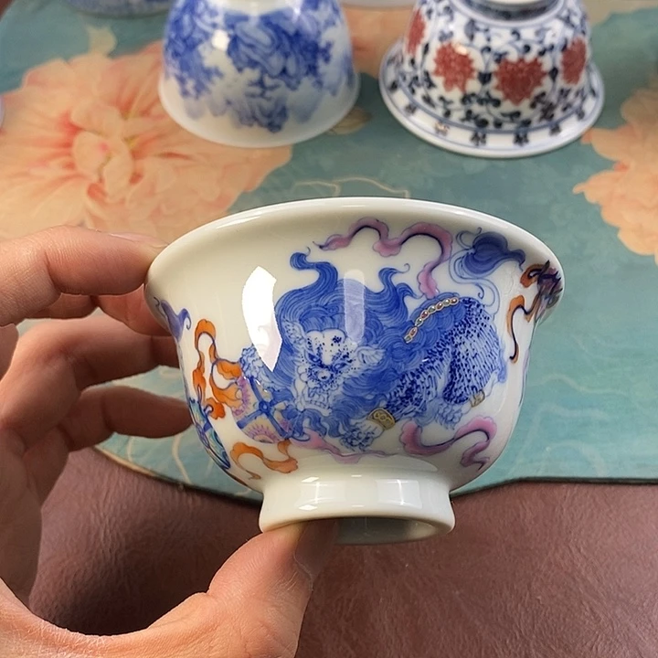 杯D***M现代景德镇全手工全手绘茶具168888