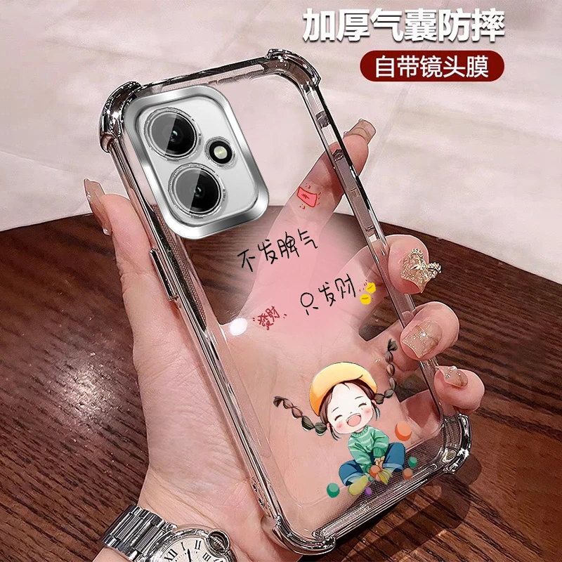 自带镜头膜适用荣耀400Pro手机壳女款四角防摔RY400全包高颜值ins