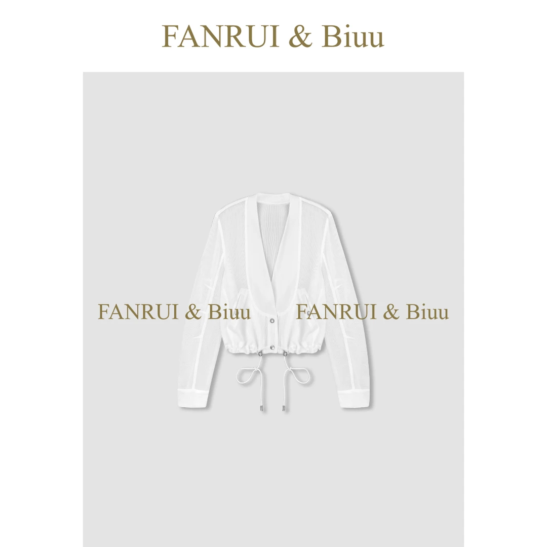 FANRUI/泛芮「南风知意」人丝小众轻奢设计感百搭防晒外套B16446