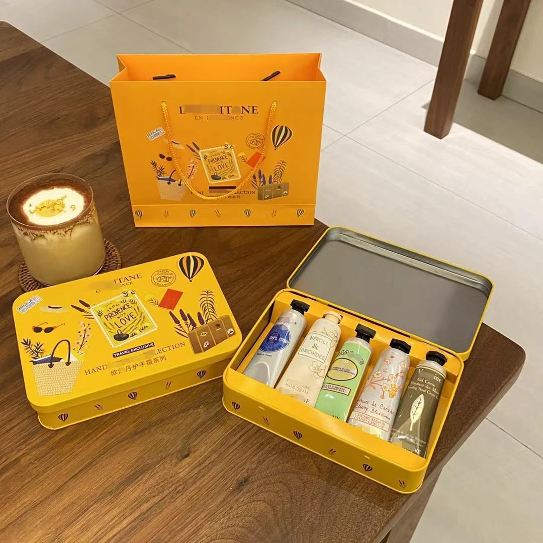 护手霜欧S丹首尔限定五件套礼盒装30ml*5支樱花护手霜手部滋养伴